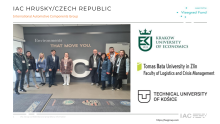 On Tuesday, March 26th, 2024, a delegation of scientists from Poland, the Czech Republic, and Slovakia embarked on a significant visit to the IAC Group located in Hrušky. This visit constituted a pivotal component of our ongoing project. This visit was part of our Visegrad project "Improving quality management teaching in the era of Industry 4.0".